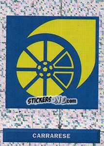 Sticker Scudetto Carrarese - Pianeta Calcio 1996-1997 - Ds