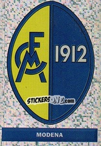 Sticker Scudetto Modena - Pianeta Calcio 1996-1997 n. 528 - Ds