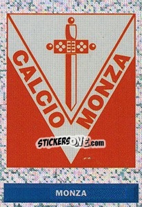 Sticker Scudetto Monza - Pianeta Calcio 1996-1997 - Ds