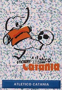 Figurina Scudetto Atletico Catania - Pianeta Calcio 1996-1997 - Ds
