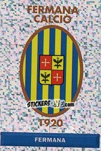 Figurina Scudetto Fermana - Pianeta Calcio 1996-1997 - Ds