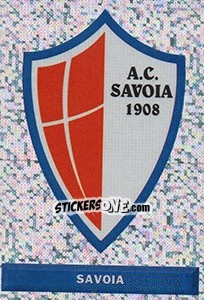 Sticker Scudetto Savoia - Pianeta Calcio 1996-1997 n. 554 - Ds