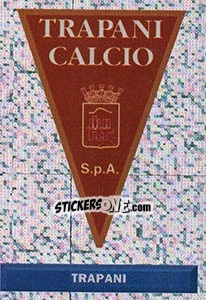 Sticker Scudetto Trapani - Pianeta Calcio 1996-1997 n. 556 - Ds