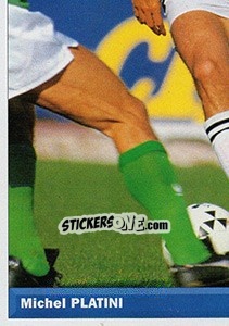 Sticker Michel Platini - Pianeta Calcio 1996-1997 n. 563 - Ds