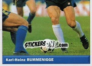 Cromo Karl-Heinz Rummenigge - Pianeta Calcio 1996-1997 - Ds