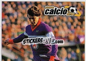 Figurina Giancarlo Antognoni - Pianeta Calcio 1996-1997 - Ds