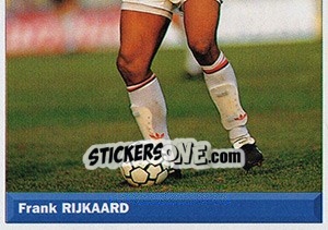 Cromo Frank Rijkaard - Pianeta Calcio 1996-1997 - Ds
