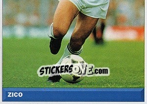 Sticker Zico - Pianeta Calcio 1996-1997 n. 572 - Ds
