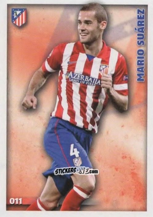 Figurina Mario Suárez - Las Fichas Quiz De La Liga 2014-2015 n. 11 - Mundicromo