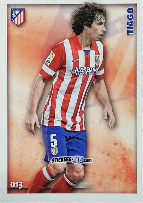 Figurina Tiago Mendes - Las Fichas Quiz De La Liga 2014-2015 n. 13 - Mundicromo