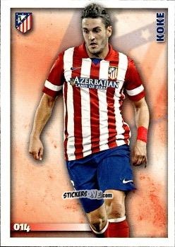 Figurina Koke - Las Fichas Quiz De La Liga 2014-2015 n. 14 - Mundicromo