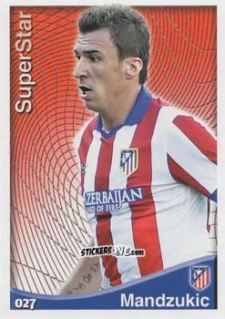 Figurina Mandzukic - Las Fichas Quiz De La Liga 2014-2015 n. 27 - Mundicromo