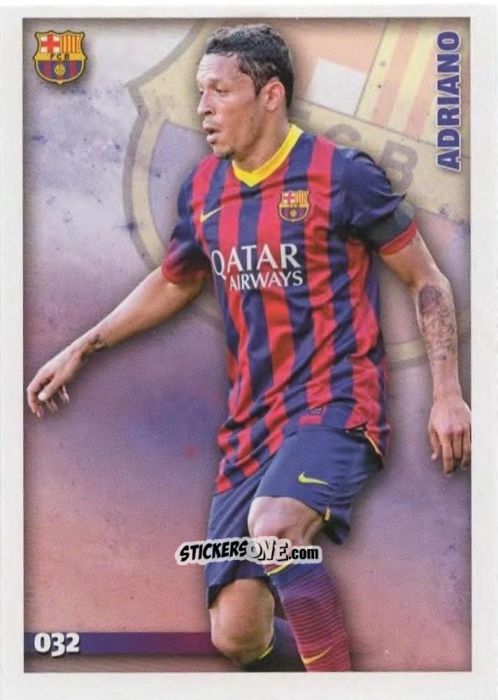 Figurina Adriano Correia - Las Fichas Quiz De La Liga 2014-2015 n. 32 - Mundicromo
