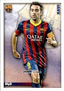 Figurina Xavi Hernández - Las Fichas Quiz De La Liga 2014-2015 n. 40 - Mundicromo