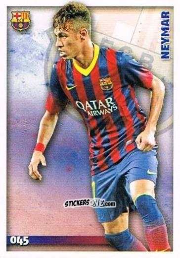 Sticker Neymar - Las Fichas Quiz De La Liga 2014-2015 n. 45 - Mundicromo
