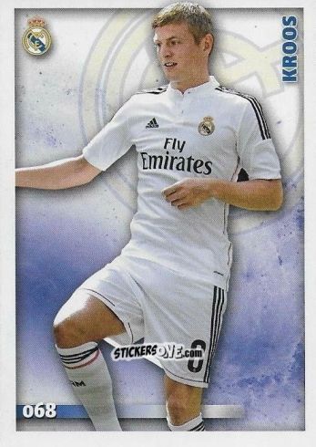 Cromo Kroos - Las Fichas Quiz De La Liga 2014-2015 n. 68 - Mundicromo