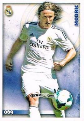 Sticker Modric - Las Fichas Quiz De La Liga 2014-2015 n. 69 - Mundicromo