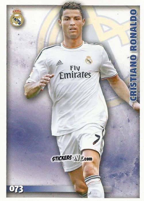 Sticker Cristiano Ronaldo - Las Fichas Quiz De La Liga 2014-2015 n. 73 - Mundicromo