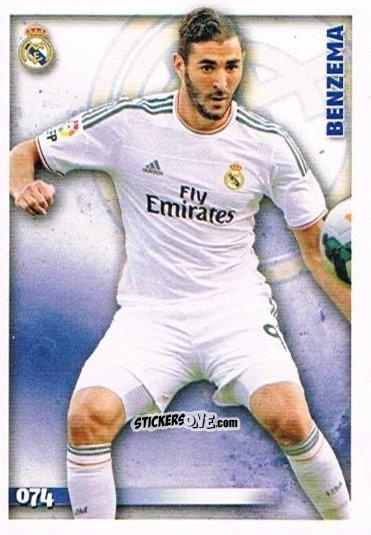 Cromo Benzema - Las Fichas Quiz De La Liga 2014-2015 n. 74 - Mundicromo