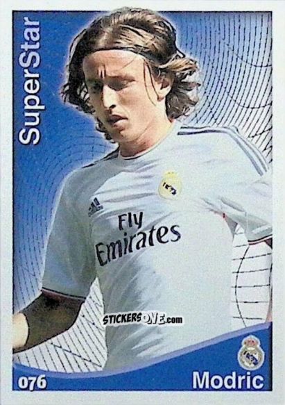 Sticker Modric - Las Fichas Quiz De La Liga 2014-2015 n. 76 - Mundicromo