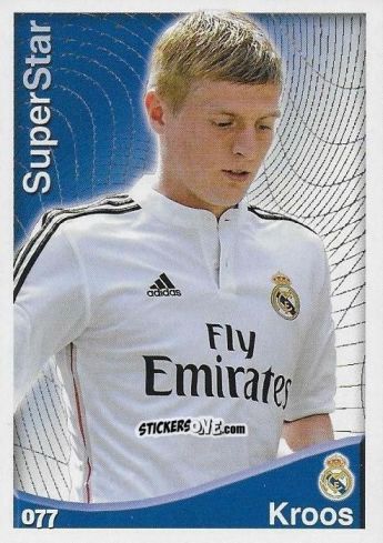 Cromo Kroos - Las Fichas Quiz De La Liga 2014-2015 n. 77 - Mundicromo