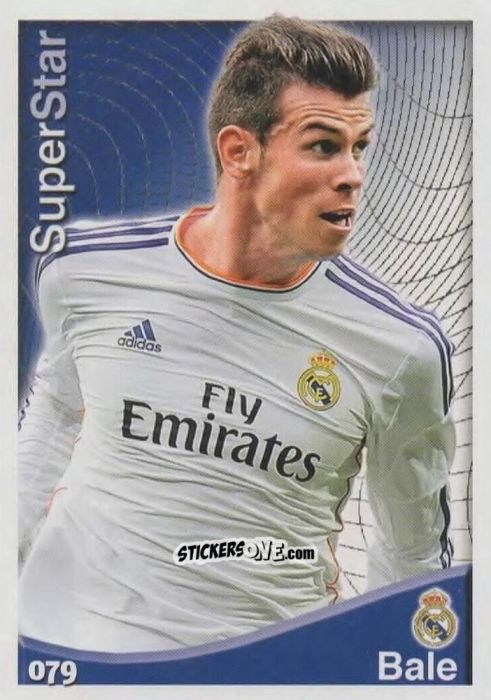 Cromo Bale - Las Fichas Quiz De La Liga 2014-2015 n. 79 - Mundicromo