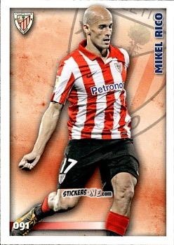 Sticker Mikel Rico - Las Fichas Quiz De La Liga 2014-2015 n. 91 - Mundicromo