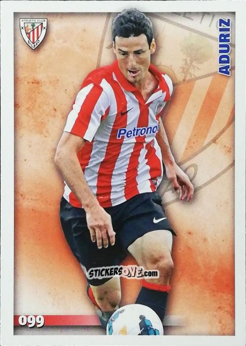 Sticker Aduriz - Las Fichas Quiz De La Liga 2014-2015 n. 99 - Mundicromo
