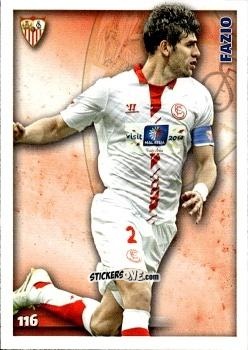 Figurina Fazio - Las Fichas Quiz De La Liga 2014-2015 n. 116a - Mundicromo