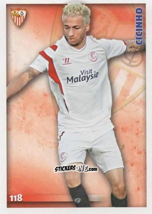 Cromo Cicinho - Las Fichas Quiz De La Liga 2014-2015 n. 118 - Mundicromo