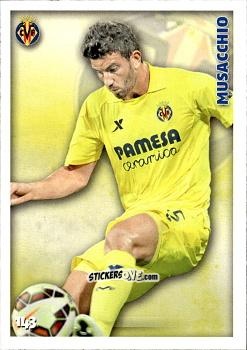 Figurina Musacchio - Las Fichas Quiz De La Liga 2014-2015 n. 143 - Mundicromo