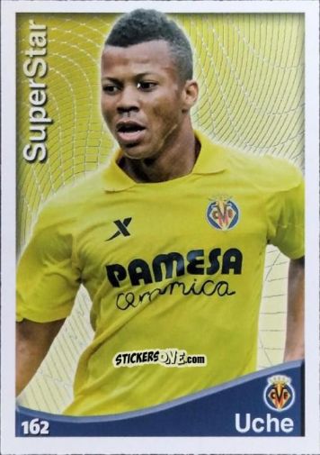Sticker Uche - Las Fichas Quiz De La Liga 2014-2015 n. 162 - Mundicromo