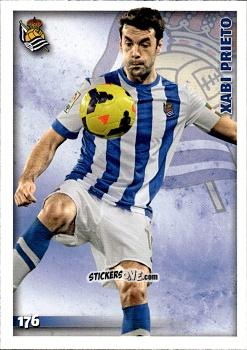 Sticker Xabi Prieto - Las Fichas Quiz De La Liga 2014-2015 n. 176 - Mundicromo