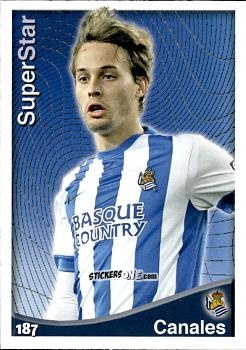 Sticker Canales - Las Fichas Quiz De La Liga 2014-2015 n. 187 - Mundicromo