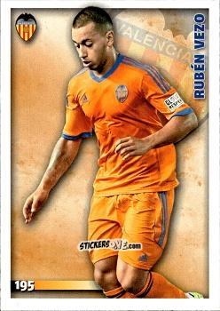 Sticker Rubén Vezo - Las Fichas Quiz De La Liga 2014-2015 n. 195 - Mundicromo