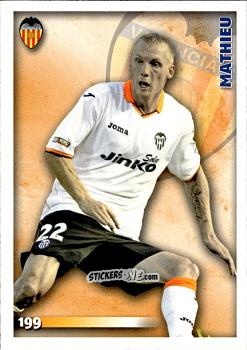 Figurina Jérémy Mathieu - Las Fichas Quiz De La Liga 2014-2015 n. 199a - Mundicromo