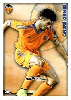 Cromo André Gomes - Las Fichas Quiz De La Liga 2014-2015 n. 205 - Mundicromo