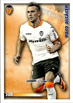 Figurina Paco Alcácer - Las Fichas Quiz De La Liga 2014-2015 n. 208 - Mundicromo