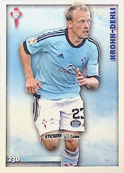 Cromo Krohn-Dehli - Las Fichas Quiz De La Liga 2014-2015 n. 230 - Mundicromo
