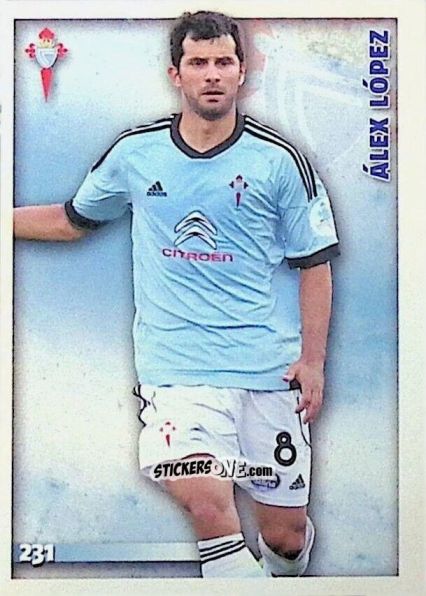Sticker Aleix López - Las Fichas Quiz De La Liga 2014-2015 n. 231 - Mundicromo