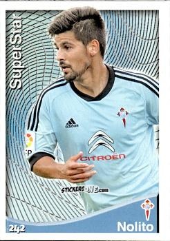 Cromo Nolito - Las Fichas Quiz De La Liga 2014-2015 n. 242 - Mundicromo