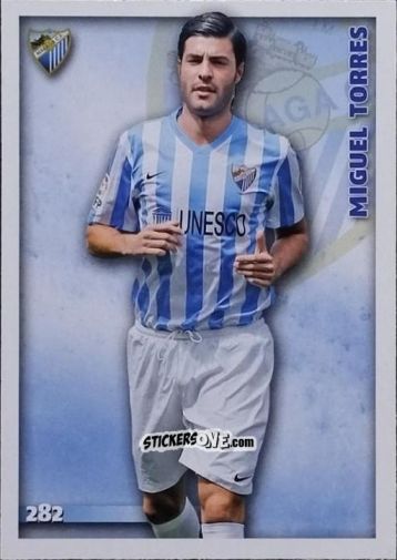 Sticker Miguel Torres - Las Fichas Quiz De La Liga 2014-2015 n. 282 - Mundicromo