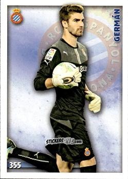 Sticker Germán - Las Fichas Quiz De La Liga 2014-2015 n. 355 - Mundicromo