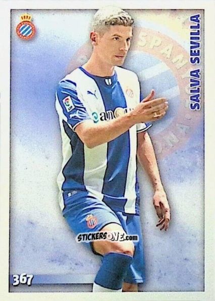 Sticker Salva Sevilla - Las Fichas Quiz De La Liga 2014-2015 n. 367 - Mundicromo