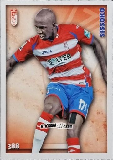 Figurina Sissoko - Las Fichas Quiz De La Liga 2014-2015 n. 388 - Mundicromo