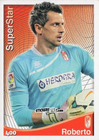 Figurina Roberto - Las Fichas Quiz De La Liga 2014-2015 n. 400 - Mundicromo