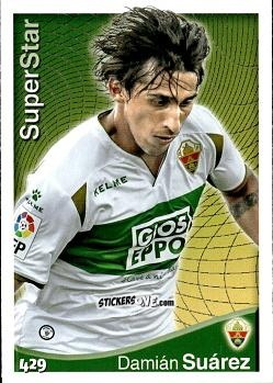 Figurina Damián Suárez - Las Fichas Quiz De La Liga 2014-2015 n. 429 - Mundicromo