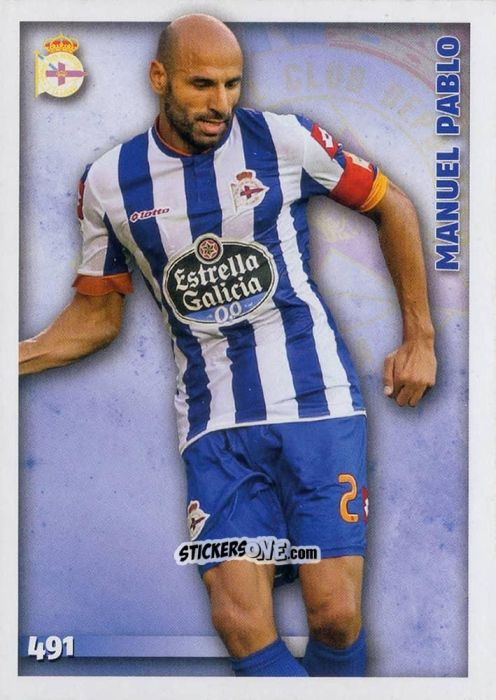 Sticker Manuel Pablo - Las Fichas Quiz De La Liga 2014-2015 n. 491 - Mundicromo