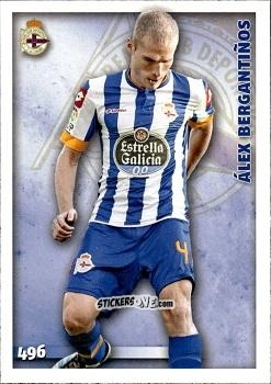 Sticker Álex Bergantiños - Las Fichas Quiz De La Liga 2014-2015 n. 496 - Mundicromo