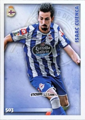 Sticker Isaac Cuenca - Las Fichas Quiz De La Liga 2014-2015 n. 503 - Mundicromo